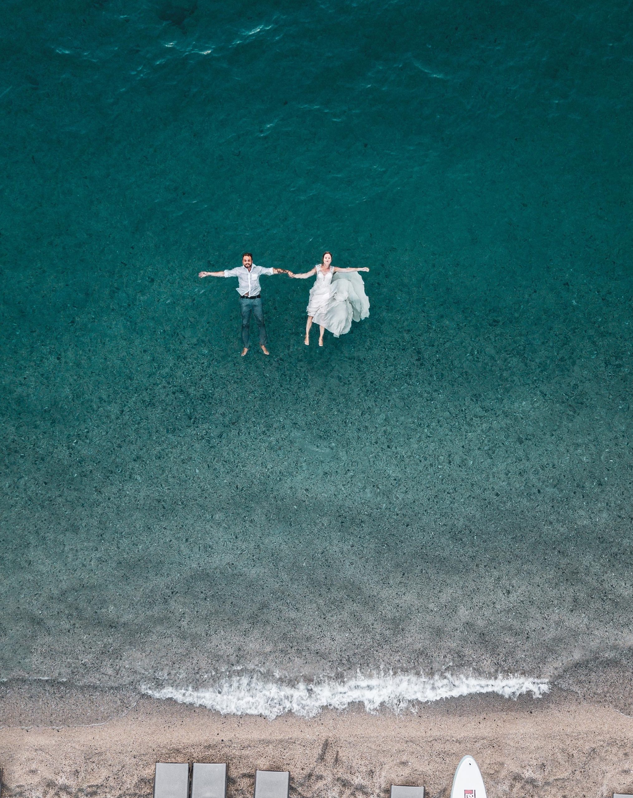 Wedding aerial and drone photography are excellent opportunities to capture moments of celebration of affection in the presence of loved ones - Bogdan Ciocoiu