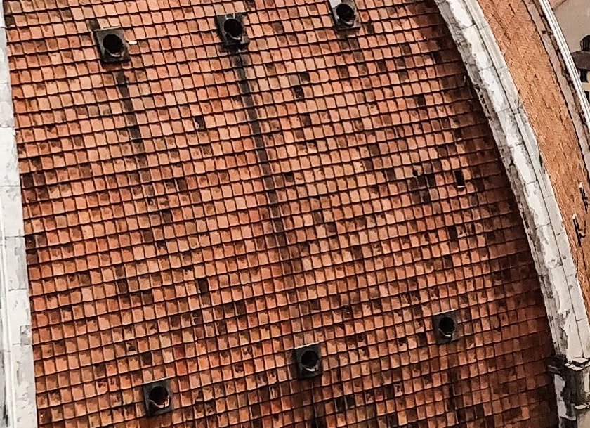 Roof canopy and cupola aerial drone inspection and survey - Bogdan Ciocoiu